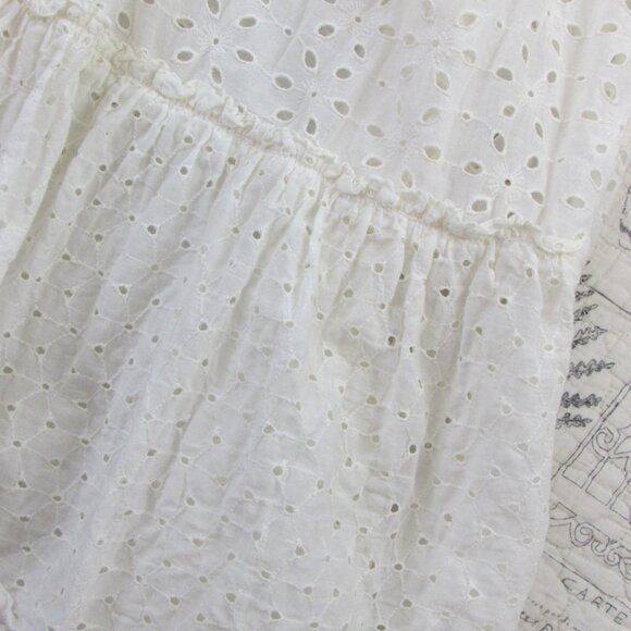 Anthropologie White Eyelet Maxi Dress - Picture 6 of 16
